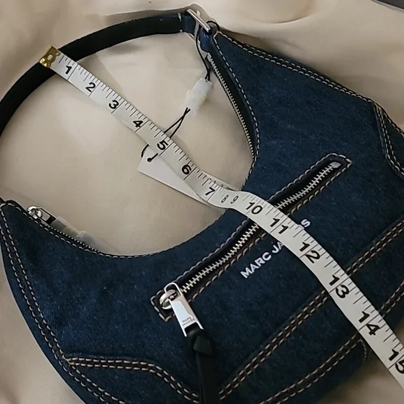 Marc Jacobs Navy Denim Hobo Bag - Picture 8 of 10